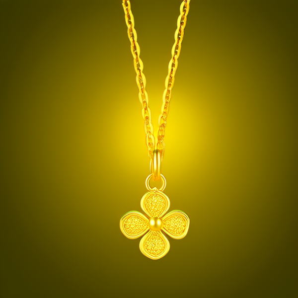 黄金项链花型图片